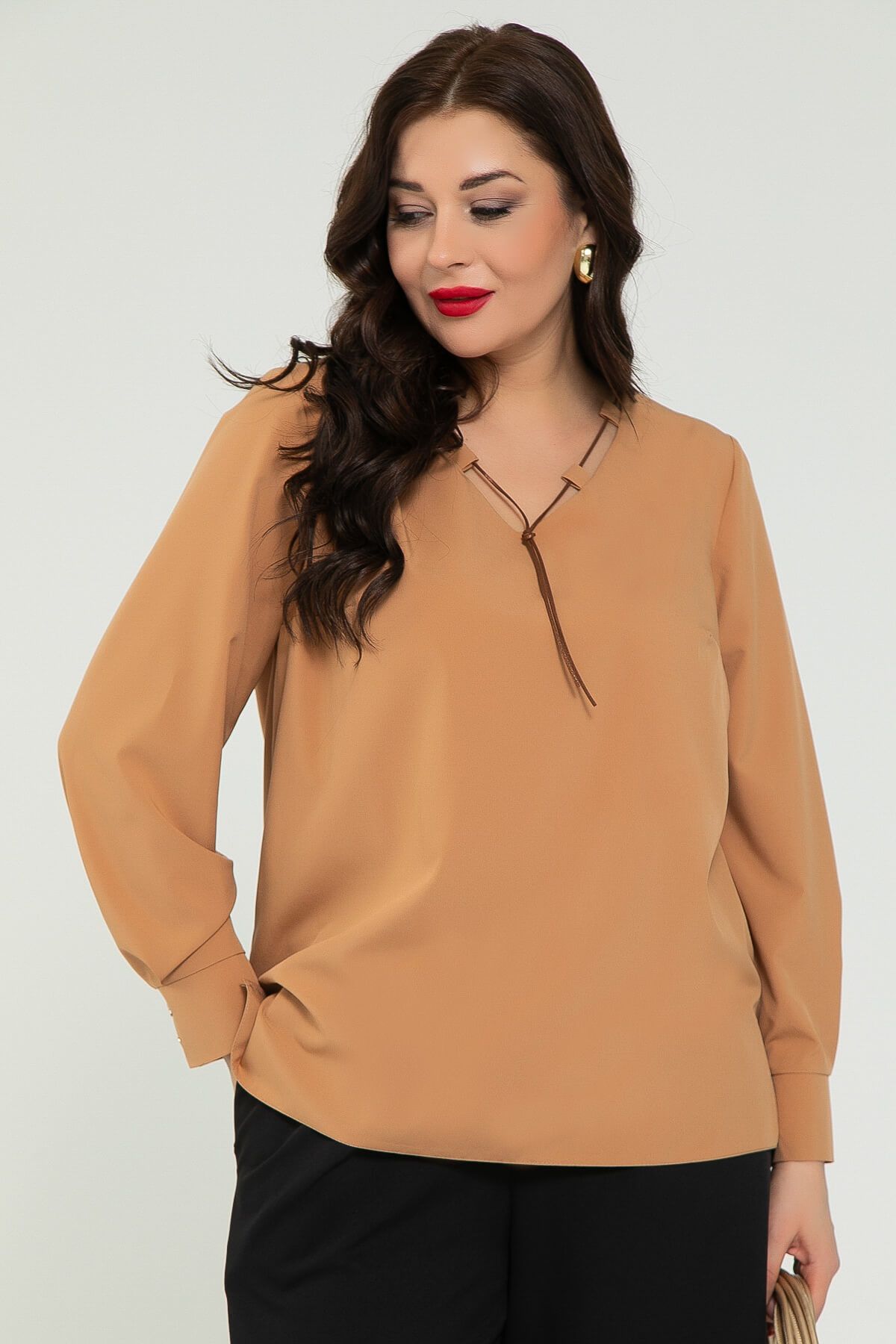 Блуза Свободный вечер (песочная) Б12795-15М