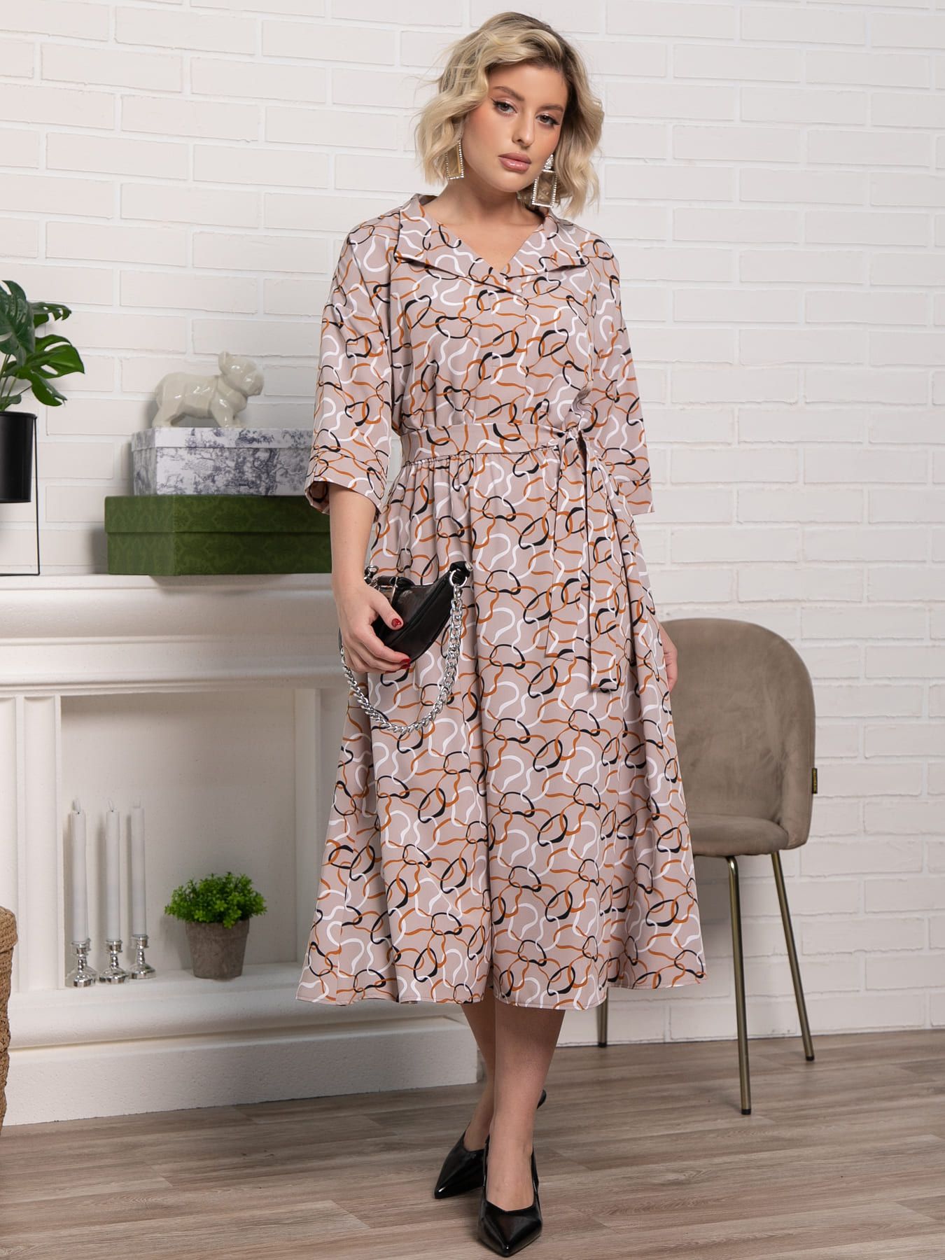 Платье Доминанта НЬЮ (бежевое) П15243-16М