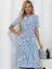 Платье Тоскана (бело-голубое) П15512-45М