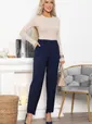 Брюки на резинке Инди (темно-синие) Б15022-8М