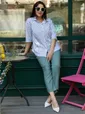 Блуза Морское путешествие (белая) Б15955-18М