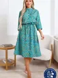 Платье Одиссея (зеленое) П15844-45М