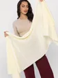 Вязаный палантин (молочный) ВП02-1М