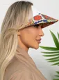 Козырек Пляжный (бело-оранжевый) КЗ58-23М