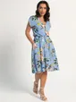 Платье Цветочный рай (голубое) П16003-13М