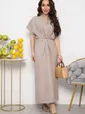 Платье Исландия (серо-коричневое) П13623-30М