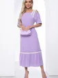 Платье "Хит лета" (лиловое) П8807