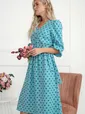 Платье Розетта (бирюзовое) П14114-45М