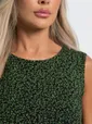 Платье Твой образ макси (черно-зеленое) П16108-12М