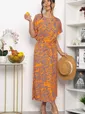 Платье Вистерия (оранжевое) П13947-5М