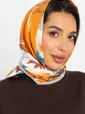 Косынка с подворотом (оранжевая пастель) КП26-23М