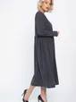 Платье из вельвета Андреа (графит) П14801-25М