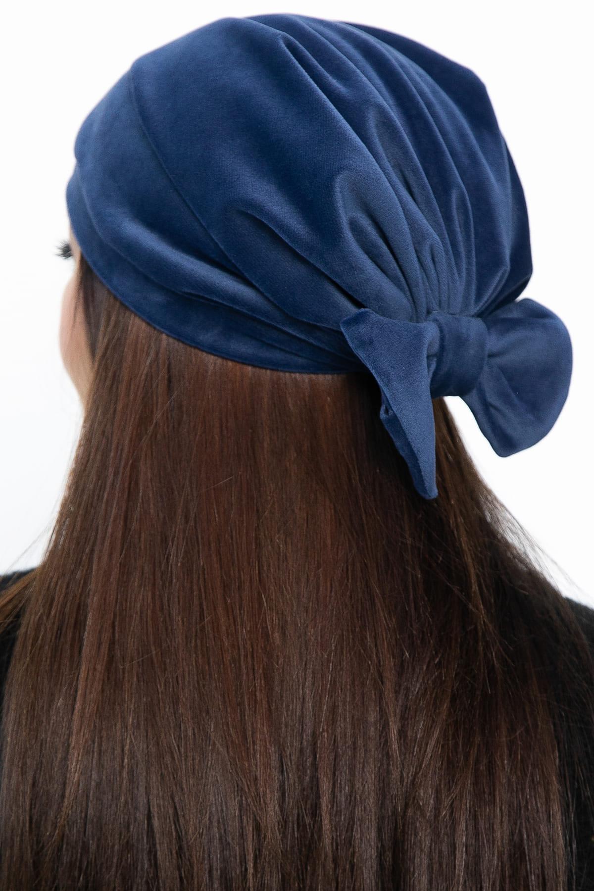 Чалма с бантом (синяя) ЧБ5-23М