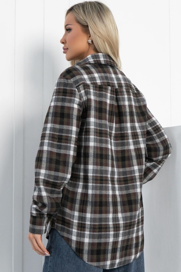 Рубашка Денни НЬЮ (коричневая) Б12865-7М