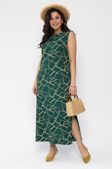 Платье Дария (изумруд) П13481-1М
