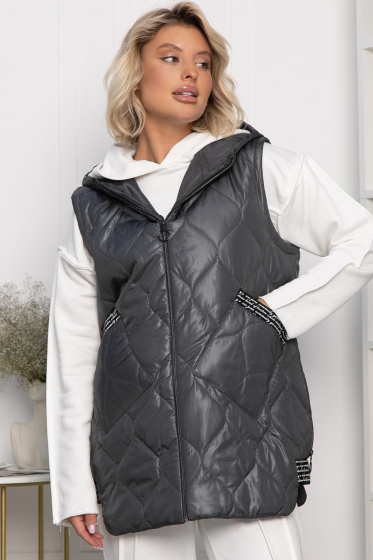 Жилет утепленный Дана Мур (графит) Б14310-18М
