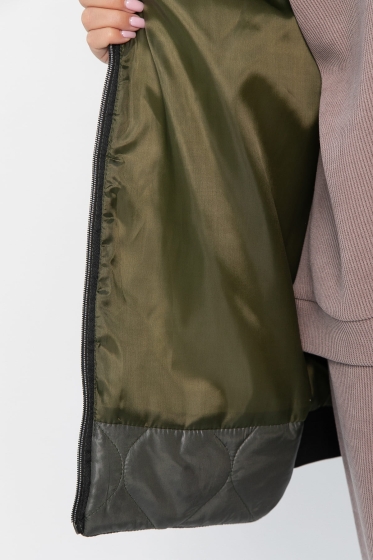 Жилет утепленный Дана Мур (хаки) Б14309-18М