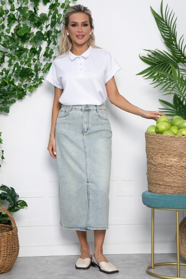 Поло Юлиана НЬЮ (белое) Б13634-10М